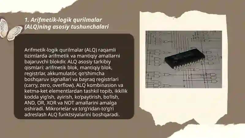 Arifmetik-logik qurilmalar 3