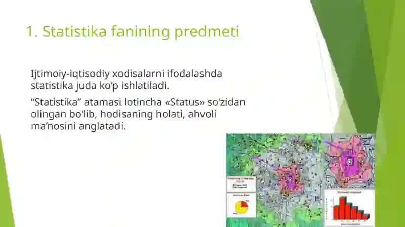 Statistikaning predmeti, metodi va vazifalari 3