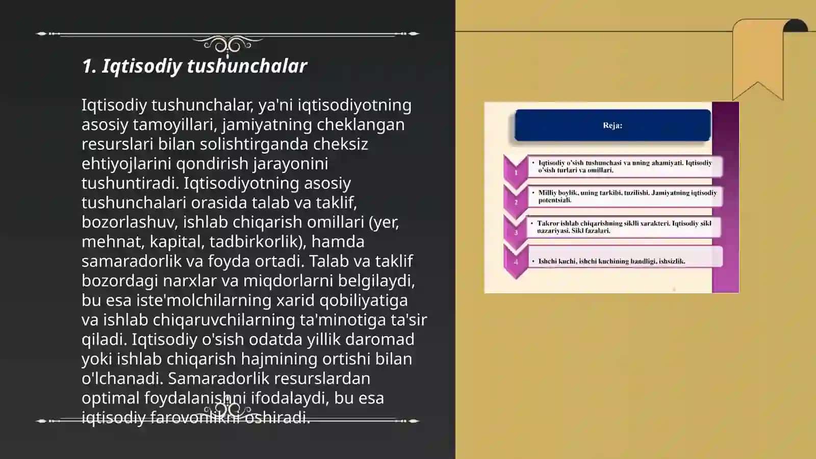 Iqtisodiy tushunchalar 3