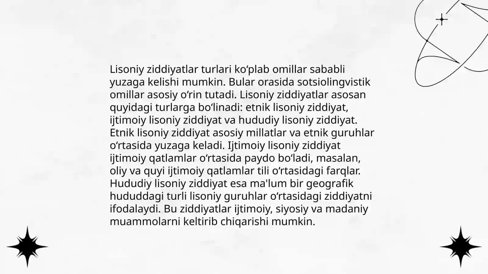 Lisoniy ziddiyat turlari 3