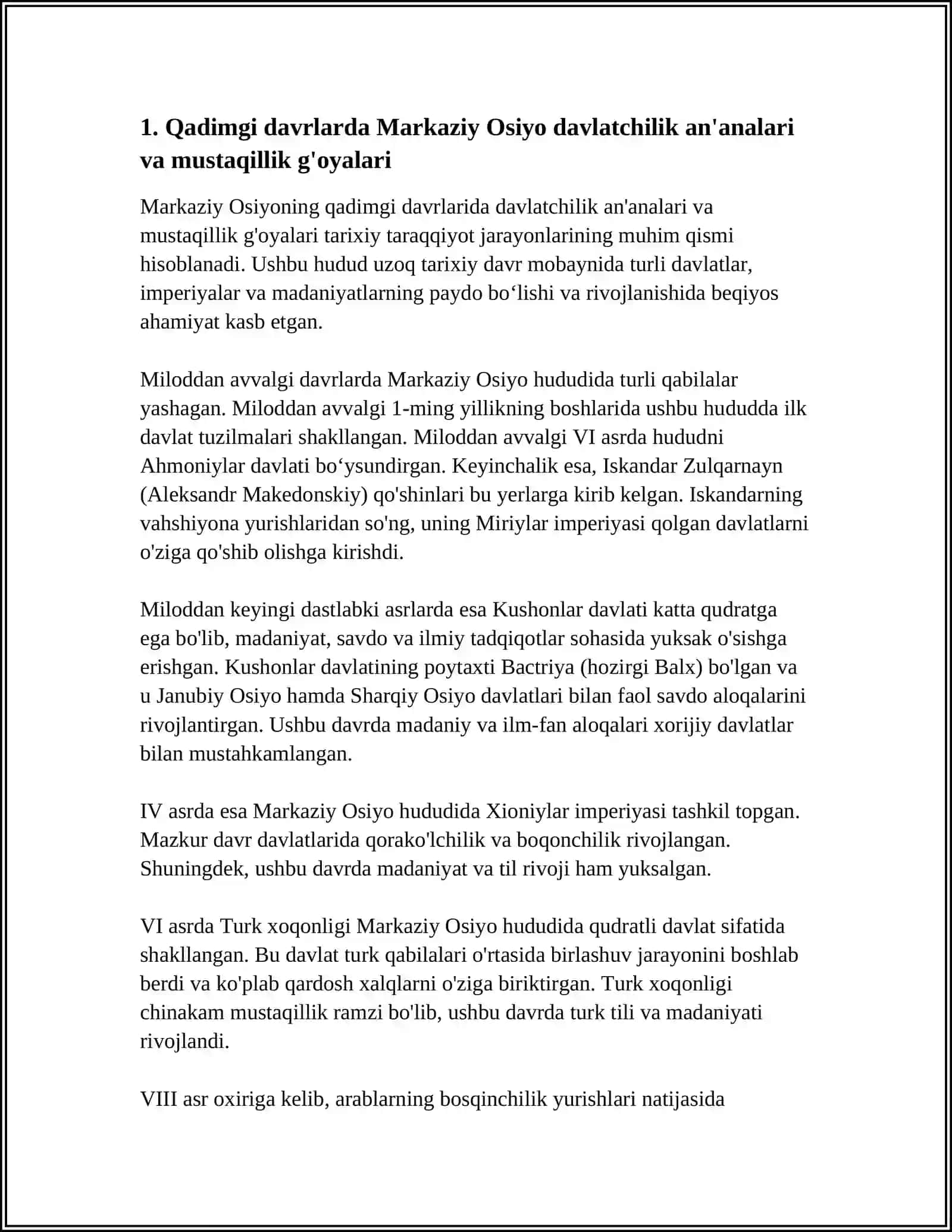 O‘ZBEKISTON RESPUBLIKASI OLIY TA’LIM FAN VA INNOVATSIYA VAZIRLIGI 3