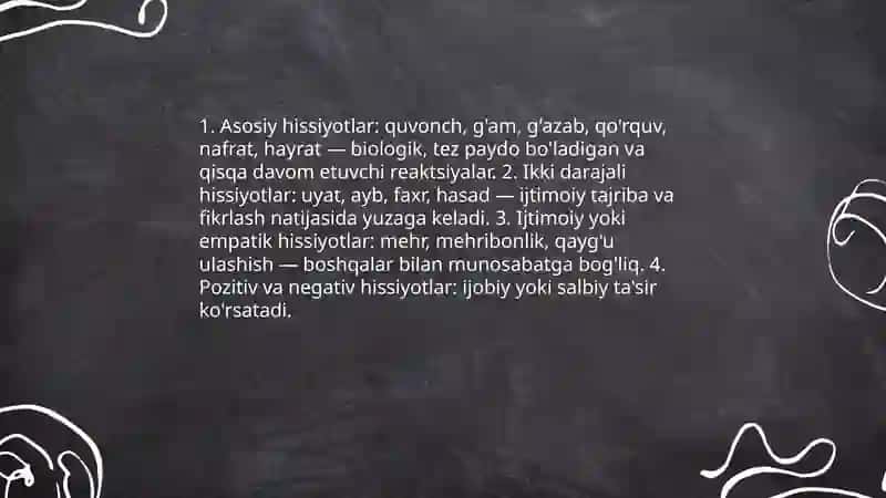 Hissiyot va iroda 3