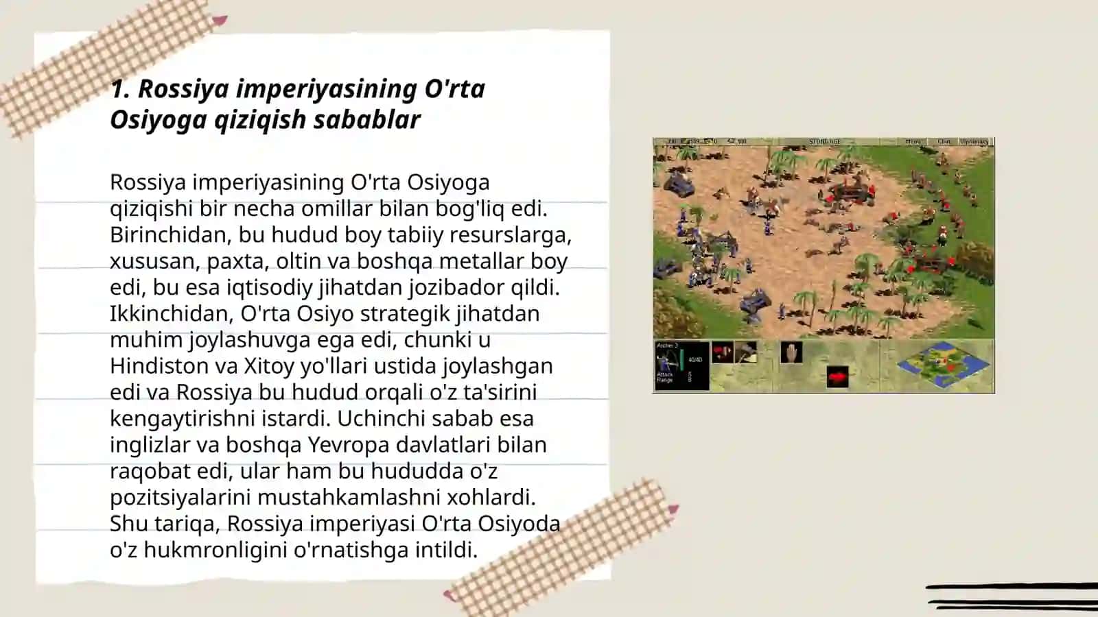 Rossiya imperiyasining Oʻrta Osiyoni istilo qilish davri tarixiy geografiyasi 3