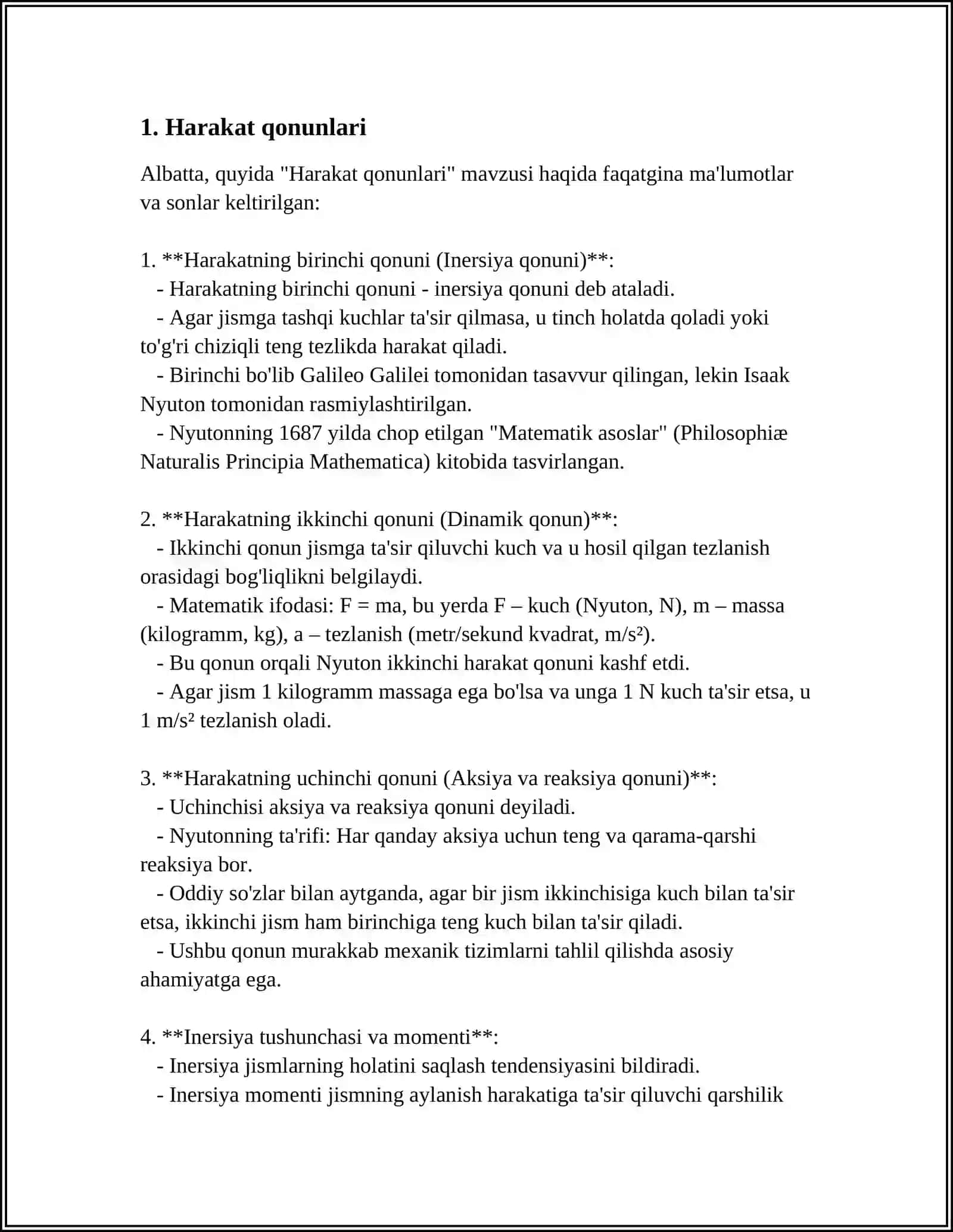 FIZIKA QONUNLARI 3