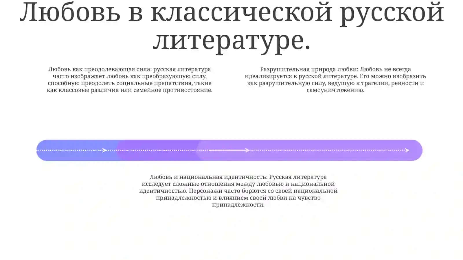 Любовь в классической русской литературе 3