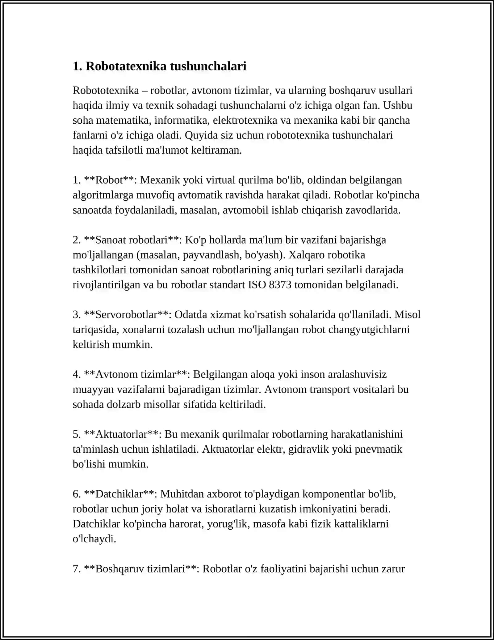 ROBOTATEXNIKA ASOSLARI 3