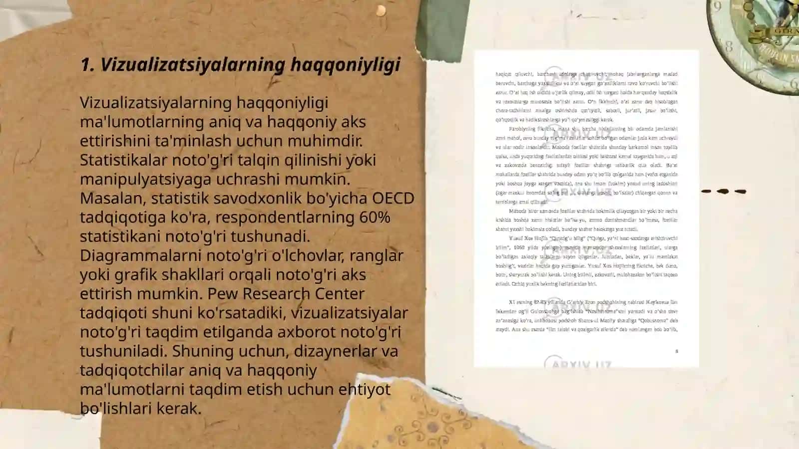 Vizualizatsiyalarning haqqoniyligi 3