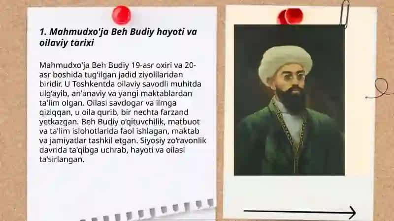 Mahmudxo'ja Beh Budiy hayoti va oilaviy tarixi 3