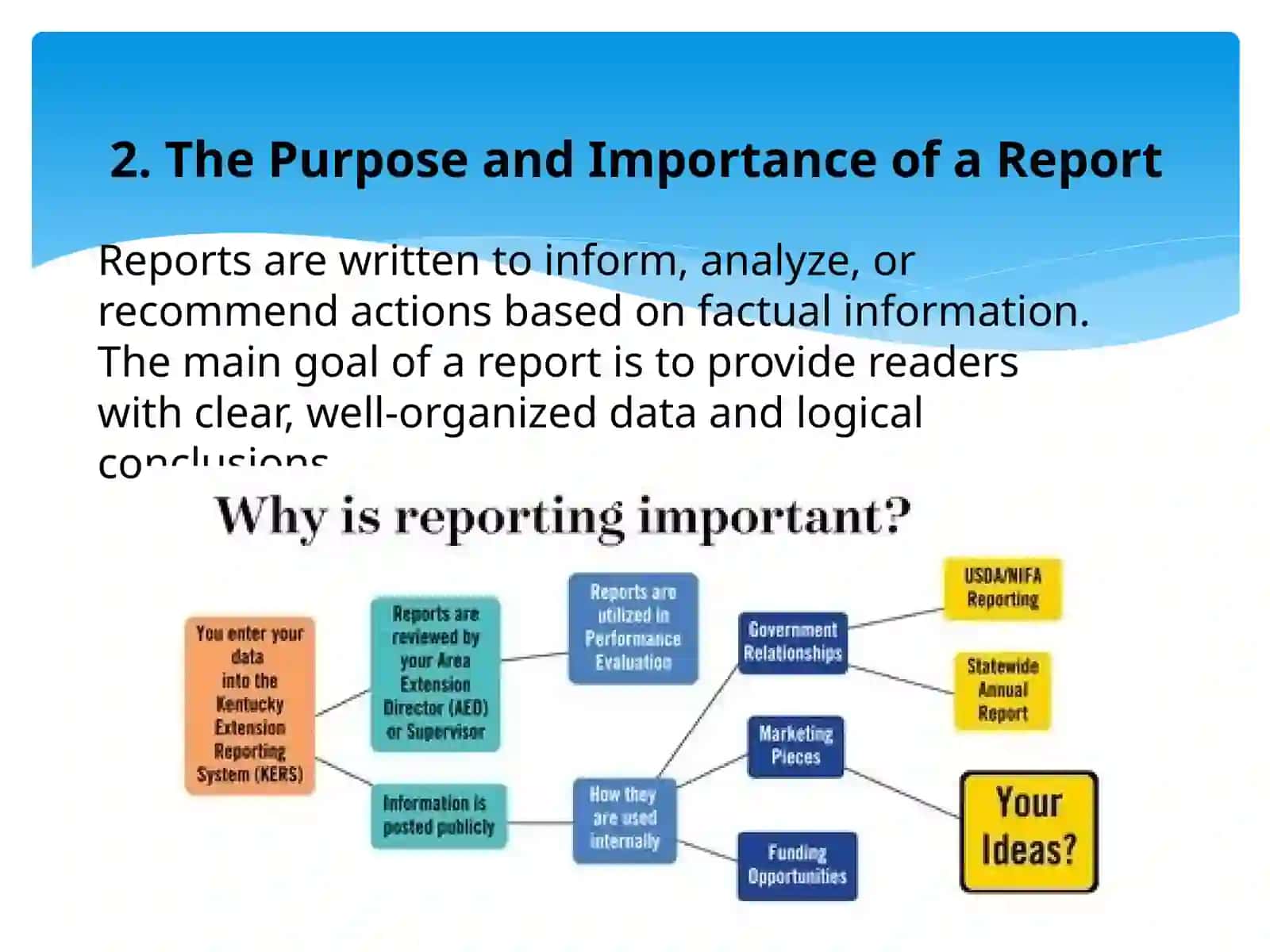 The Four Main Parts of an English Report: Understanding the basic structure 3