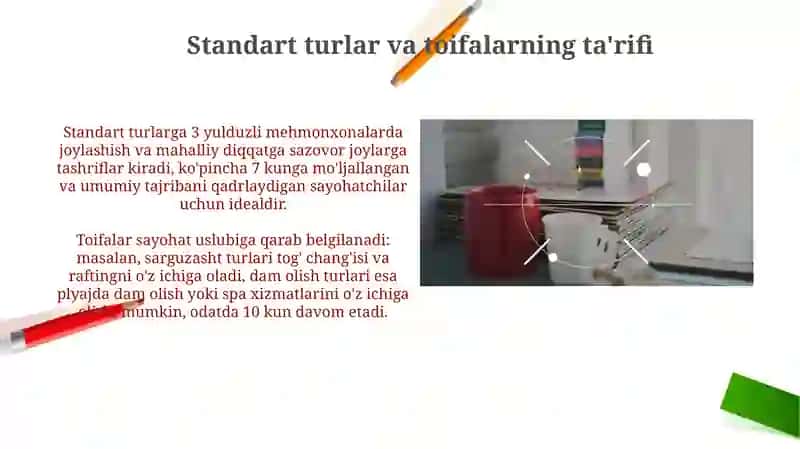 Standart turlar va toifalarning ta'rifi 3