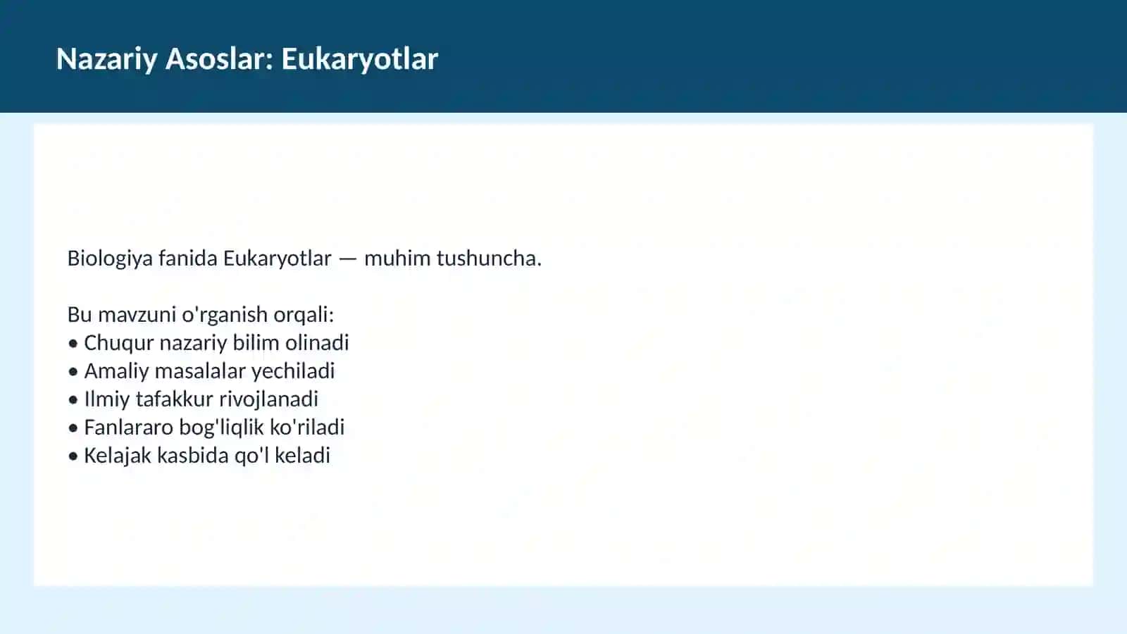 Hujayra tuzilishi 3