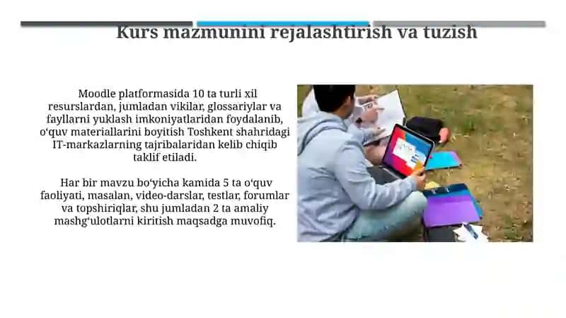 LMS Moodle kurs yaratish va uni sozlash 3