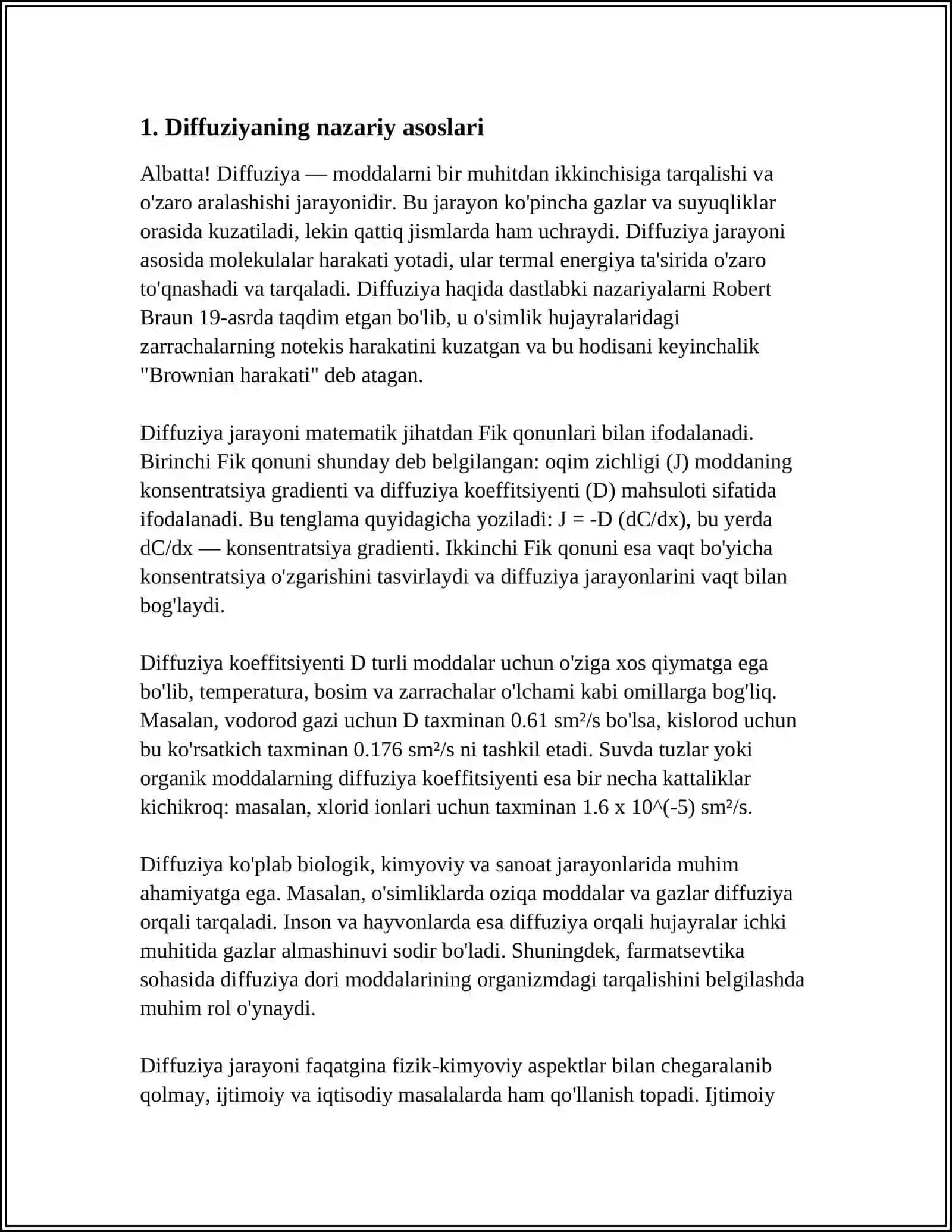 QATTIQ JISMLARDA DIFFUZIYA HODISALARI 3