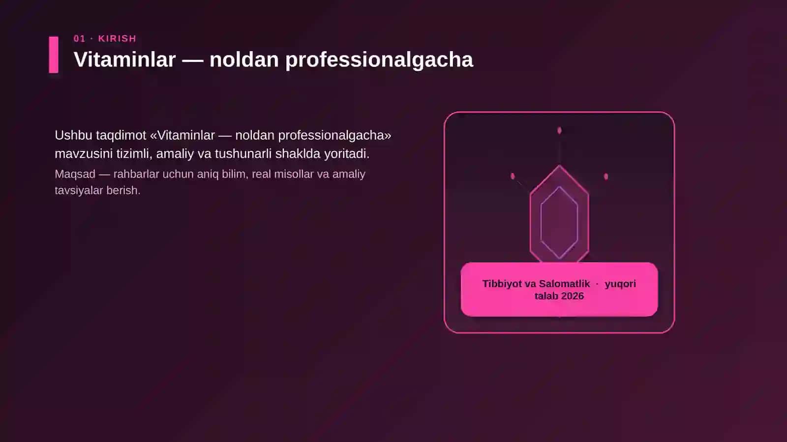 Vitaminlar — noldan professionalgacha 3