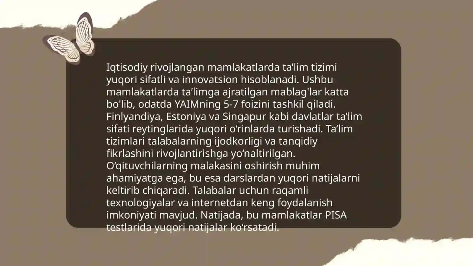 Iqtisodiy rivojlangan mamlakatlarda ta’lim tizimi 3