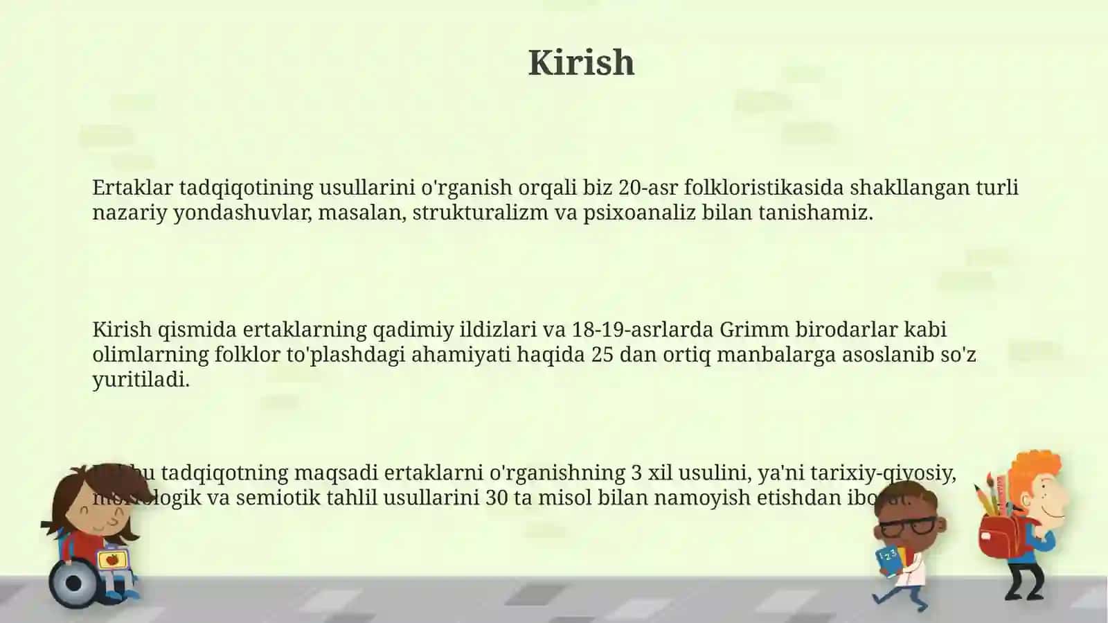 Ertak janridagi asarlarni oʻrganish metodikasi 3