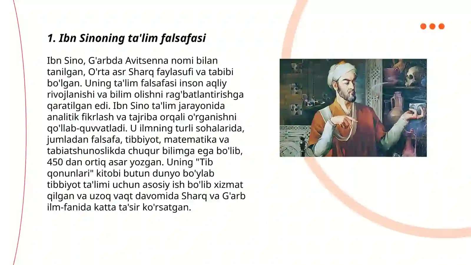 Ibn Sinoning pedagogik qarashlari 3