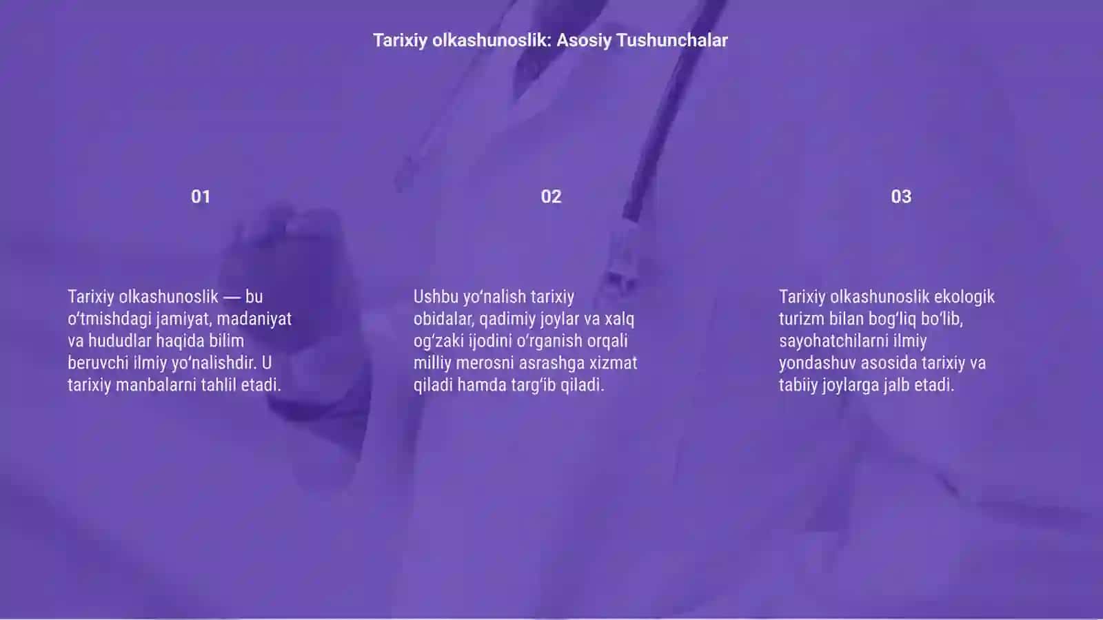 Tarixiy olkashunoslik va ekologik turizm 3