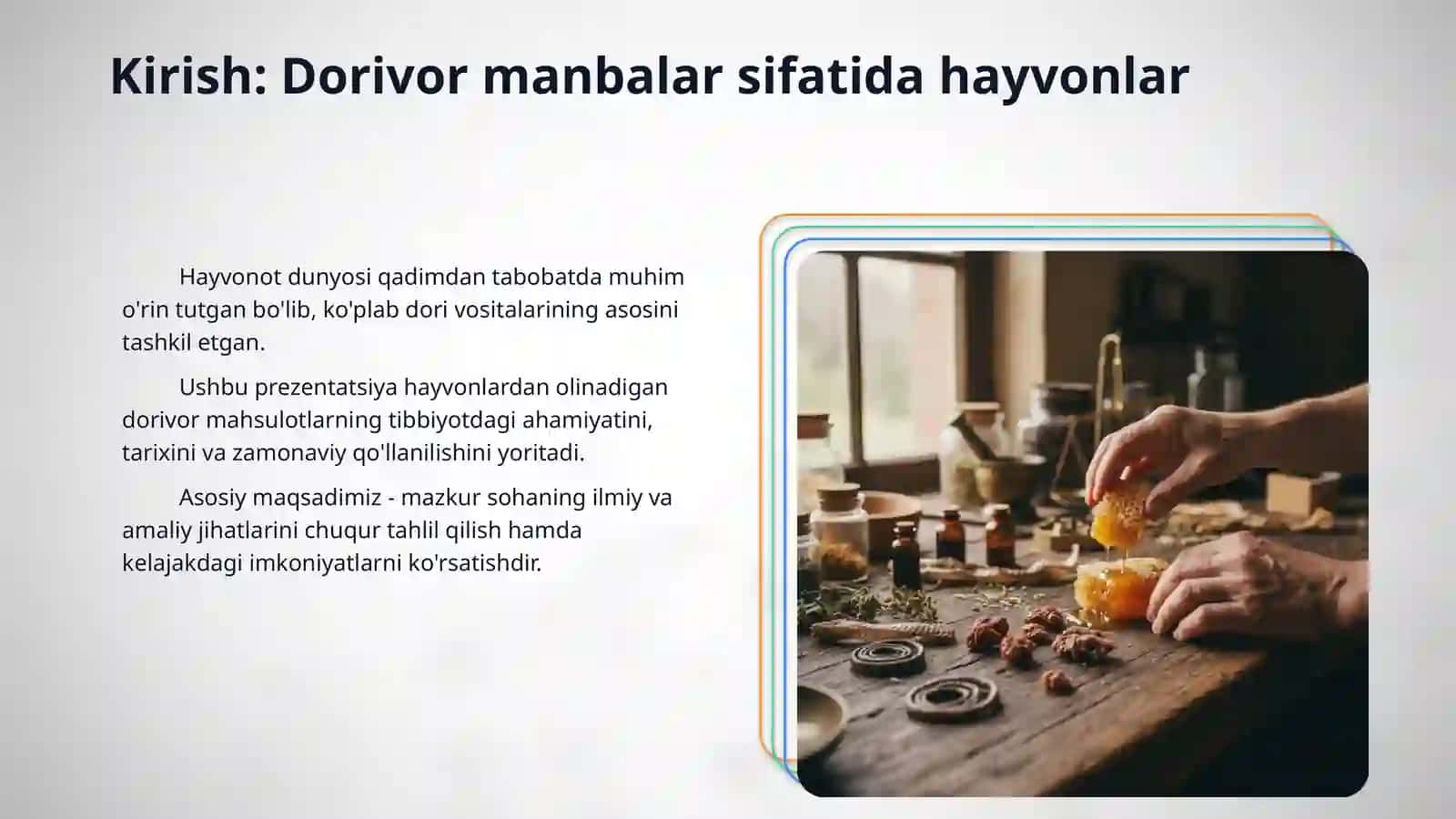 Hayvonlardan olinadigan dorivor mahsulotlar . 3