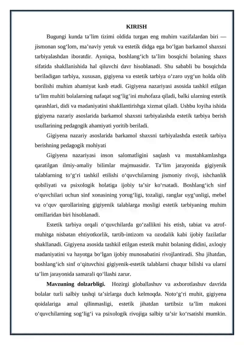Gigiyena va Estetik Tarbiya 3