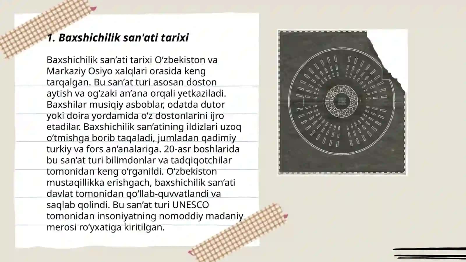 Baxshichilik san'ati tarixi 3