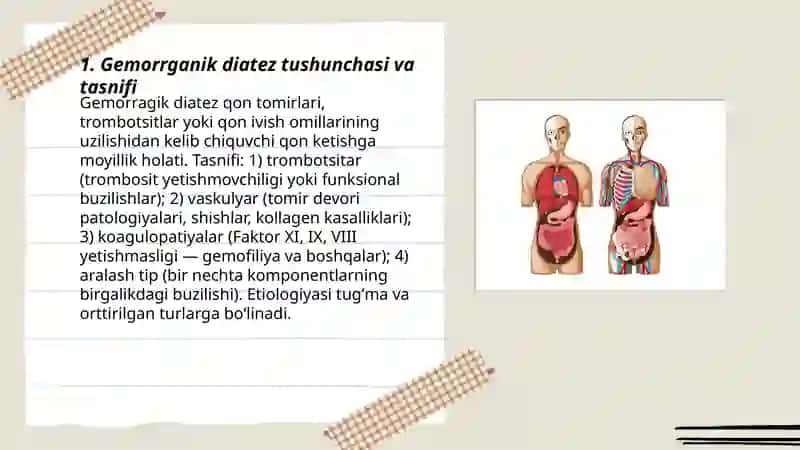 Gemorrganik diatezlarning koʻrinishi 3