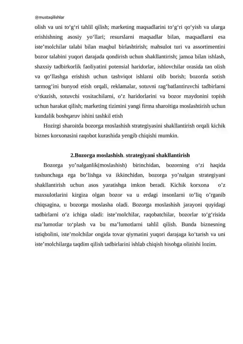 Kichik biznesda marketing 3