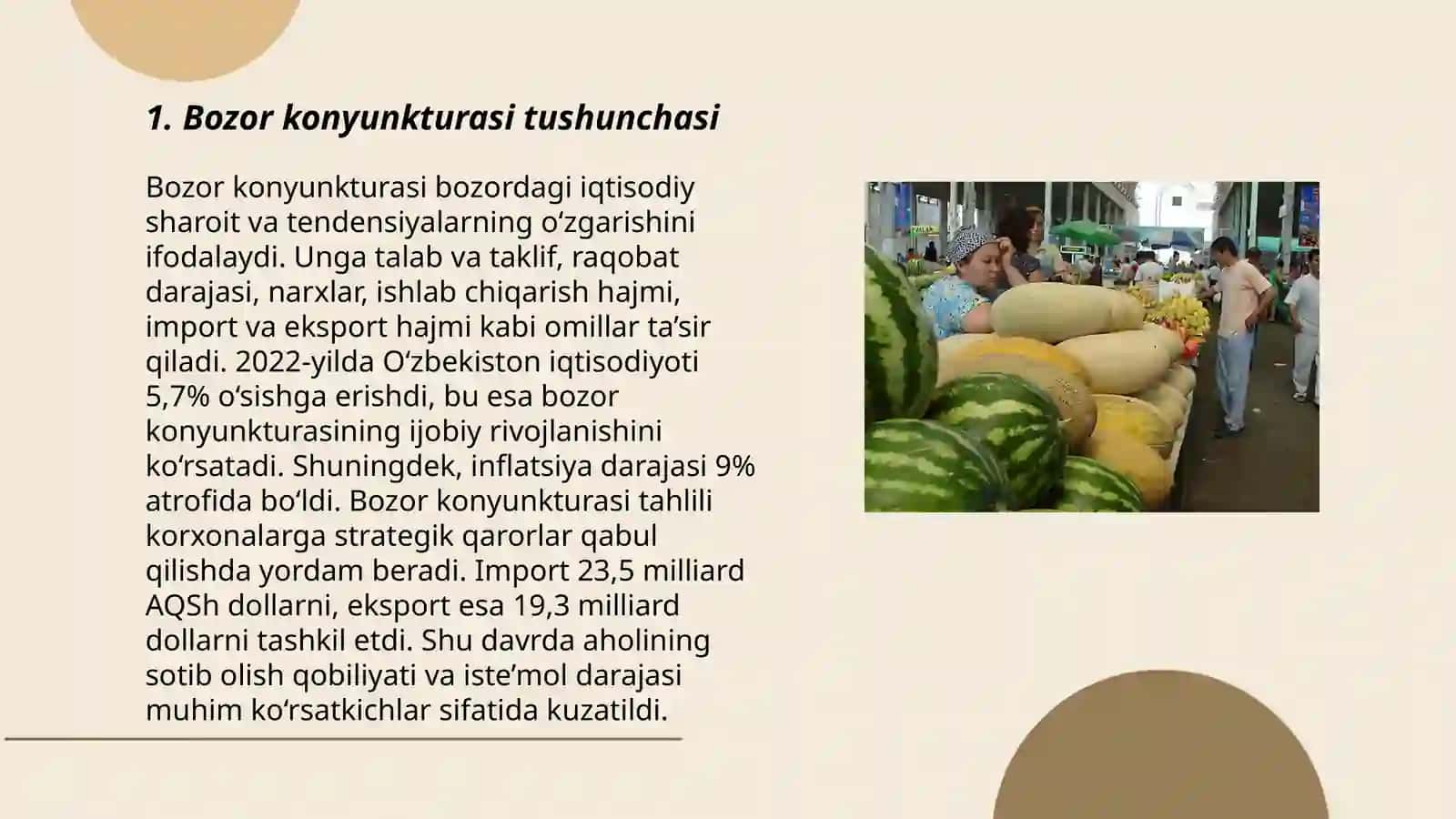 Bozor konyukturasi 3