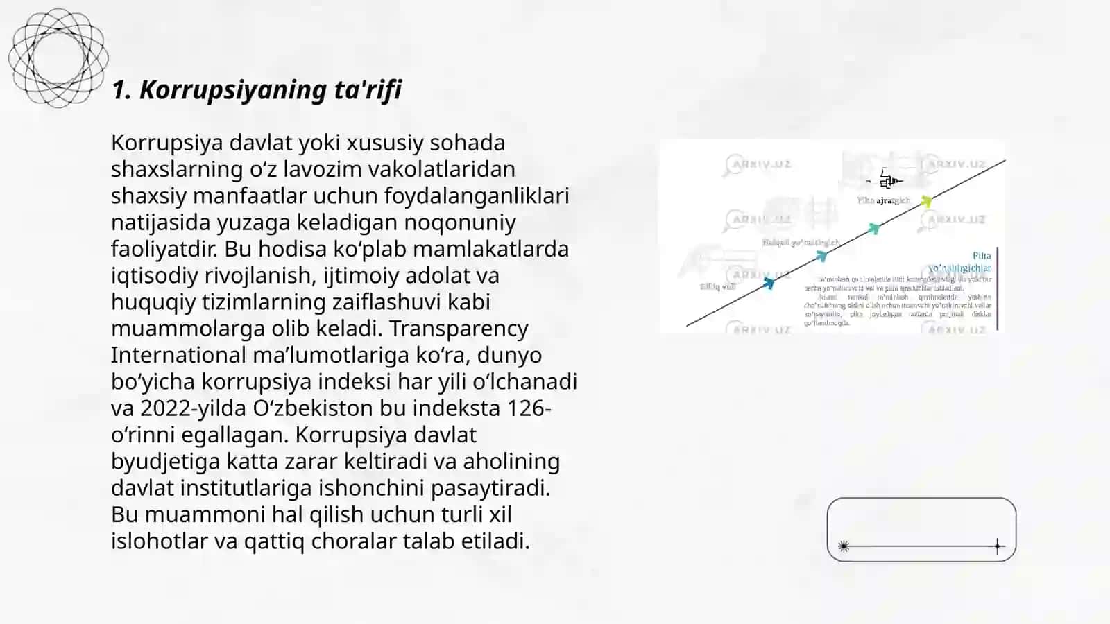 Karrupsiyaning shakllari va karrupsiyaning turlari 3