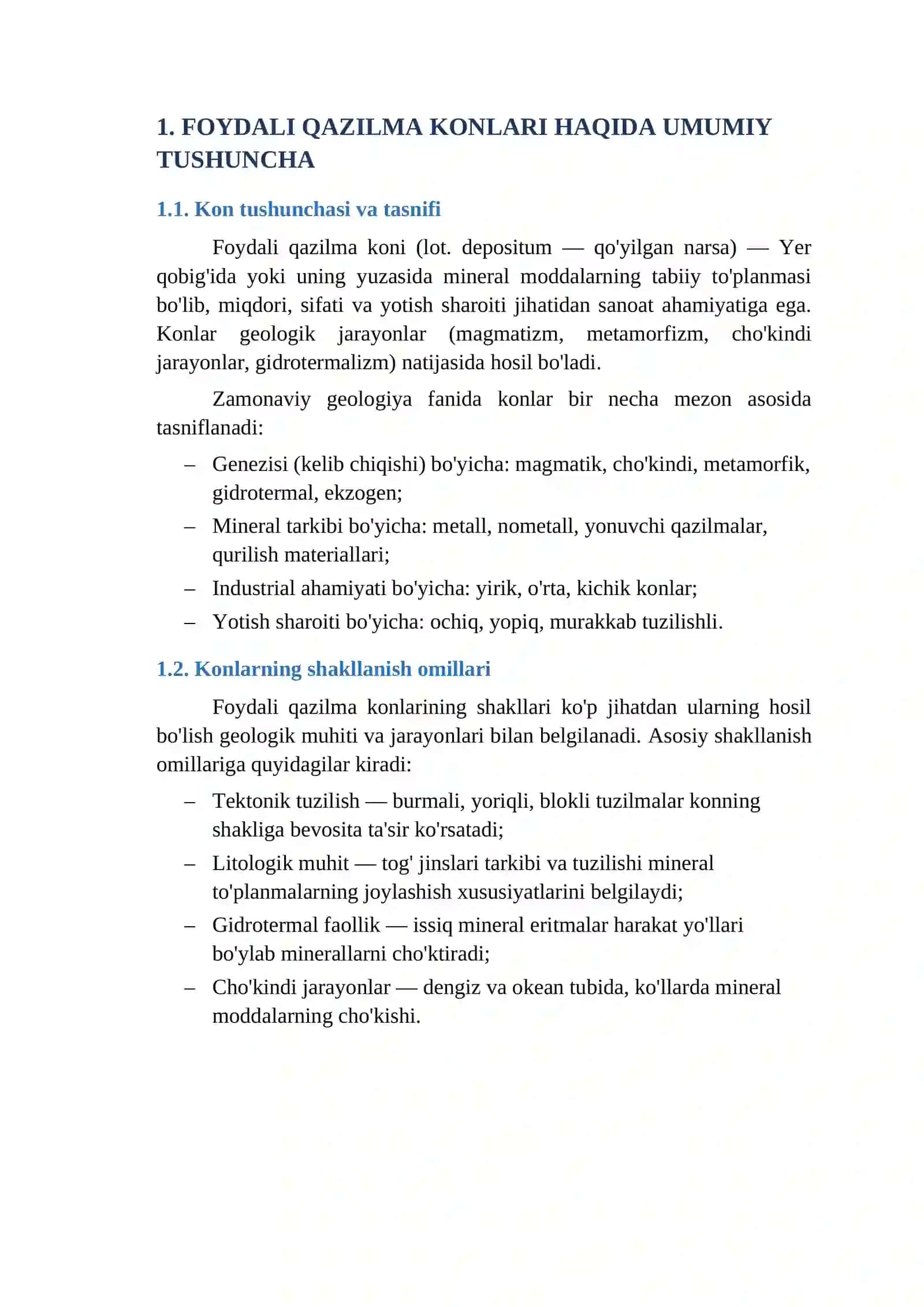 FOYDALI QAZILMA KONLARINING SHAKLLARI VA YORITISH ELEMENTLARI 3