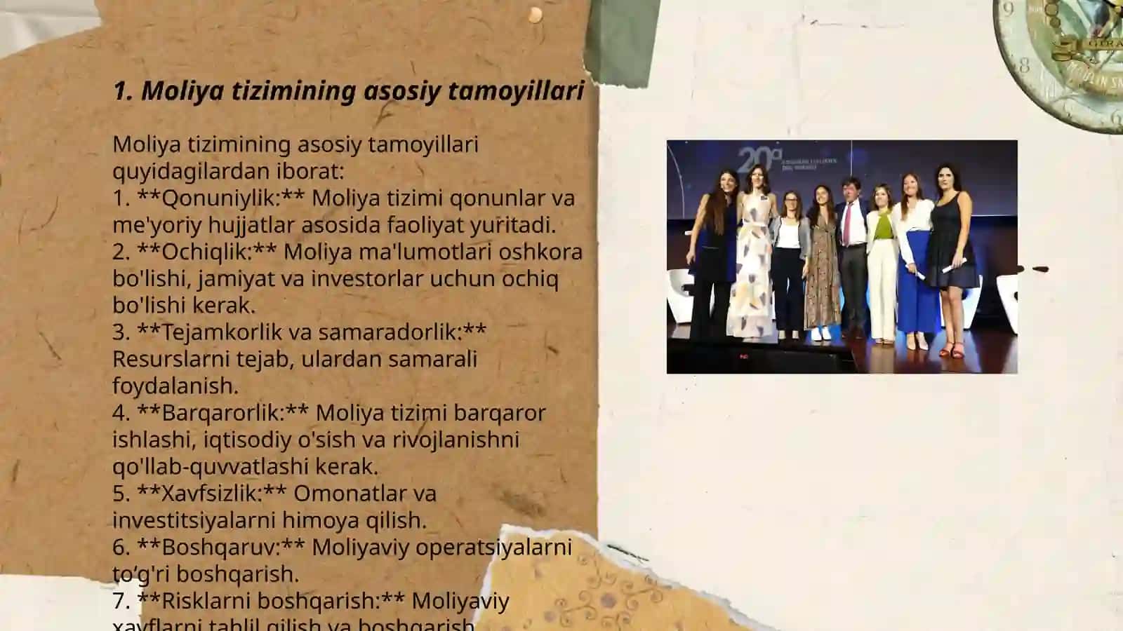 Moliya tizimi va uning boʻgʻinlari 3