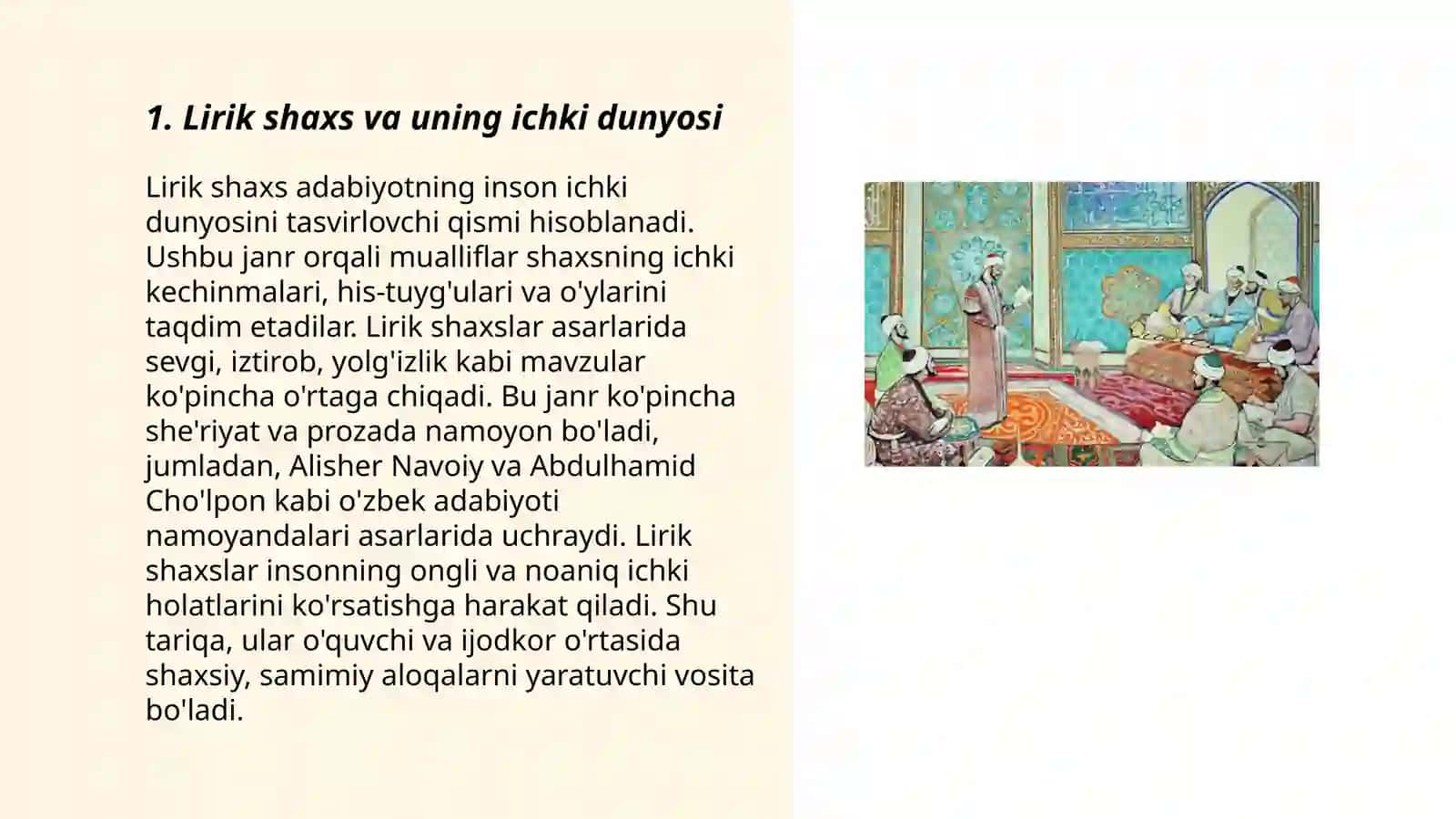 Lirika va dramatik tur 3