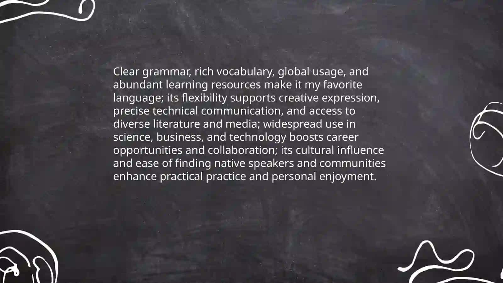 Your favorite language 3