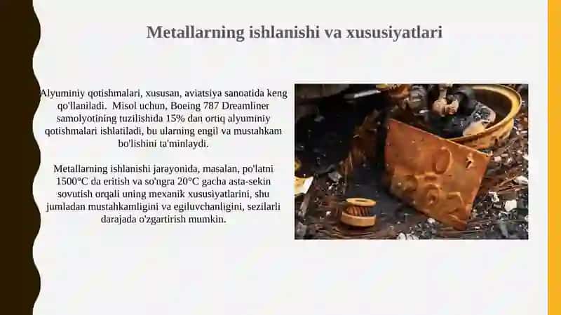 Metallar va qotishmalar 3