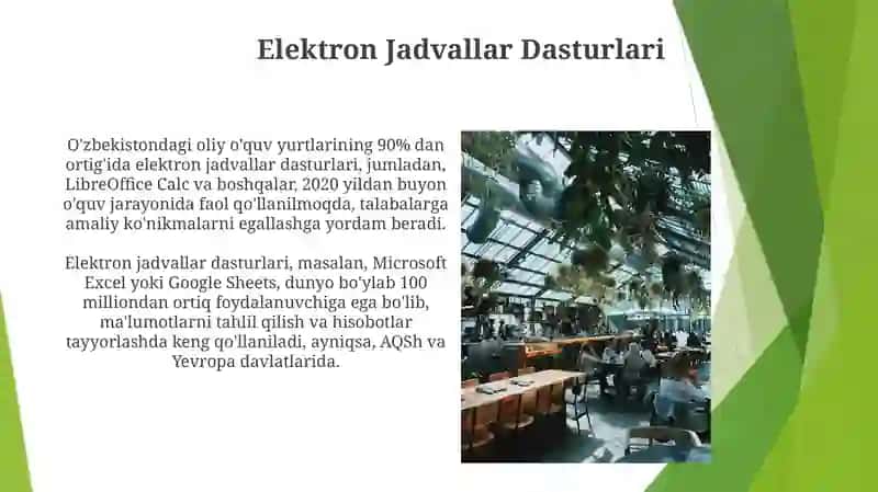 Elektron Jadvallar Dasturlari 3