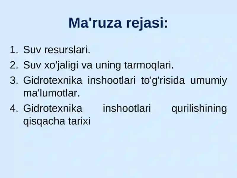 Gidrotexnika inshootlari 3