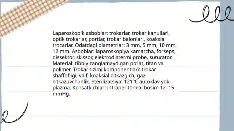 Zamonaviy xirurgik asboblar 3