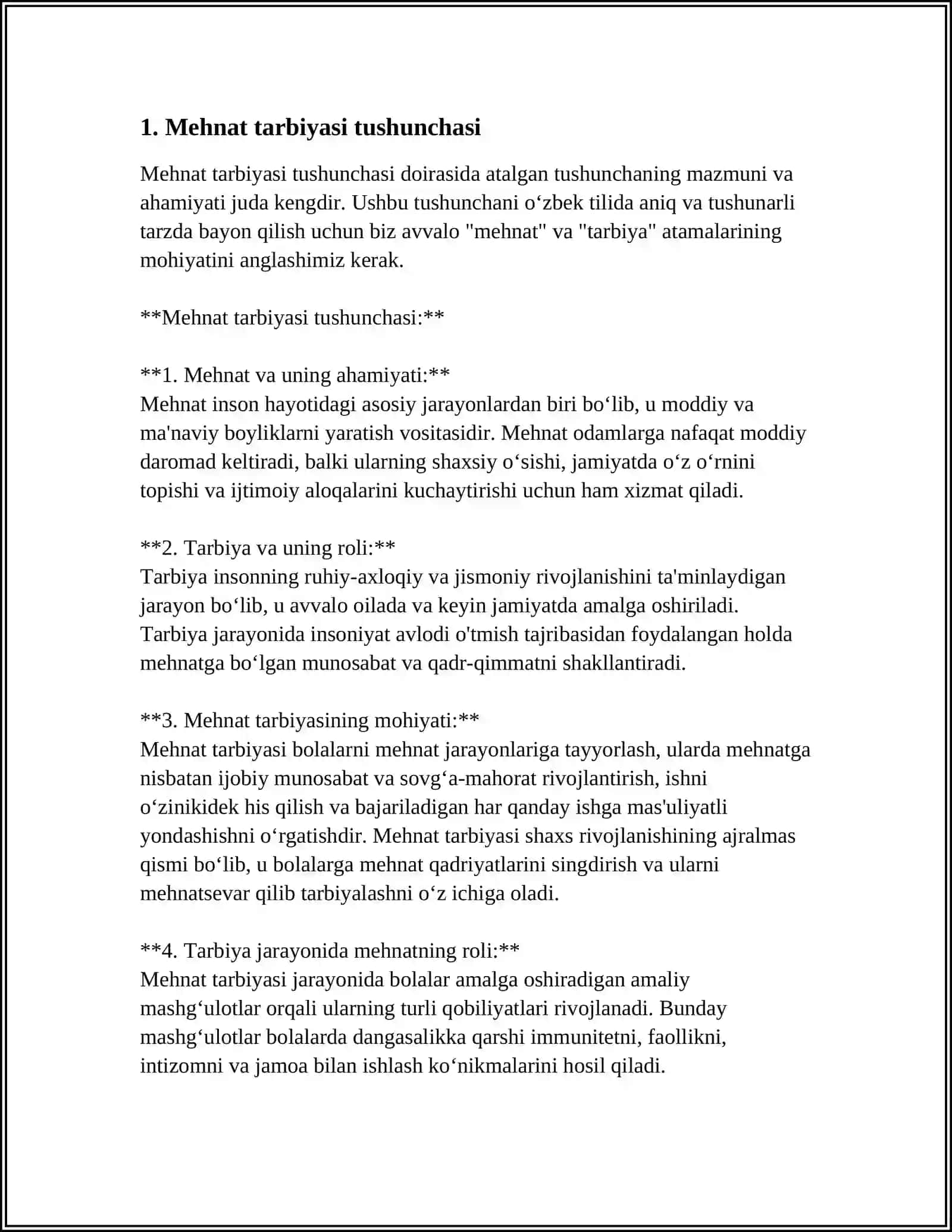 MEHNAT TARBIYASI, UNING MAQSAD VA VAZIFALARI 3