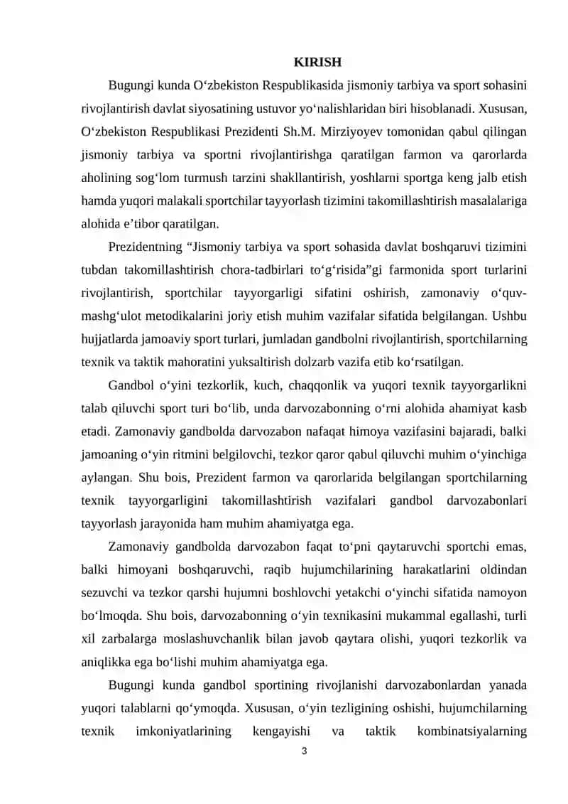 Gandbolda darvozabon o‘yin texnikasi 3