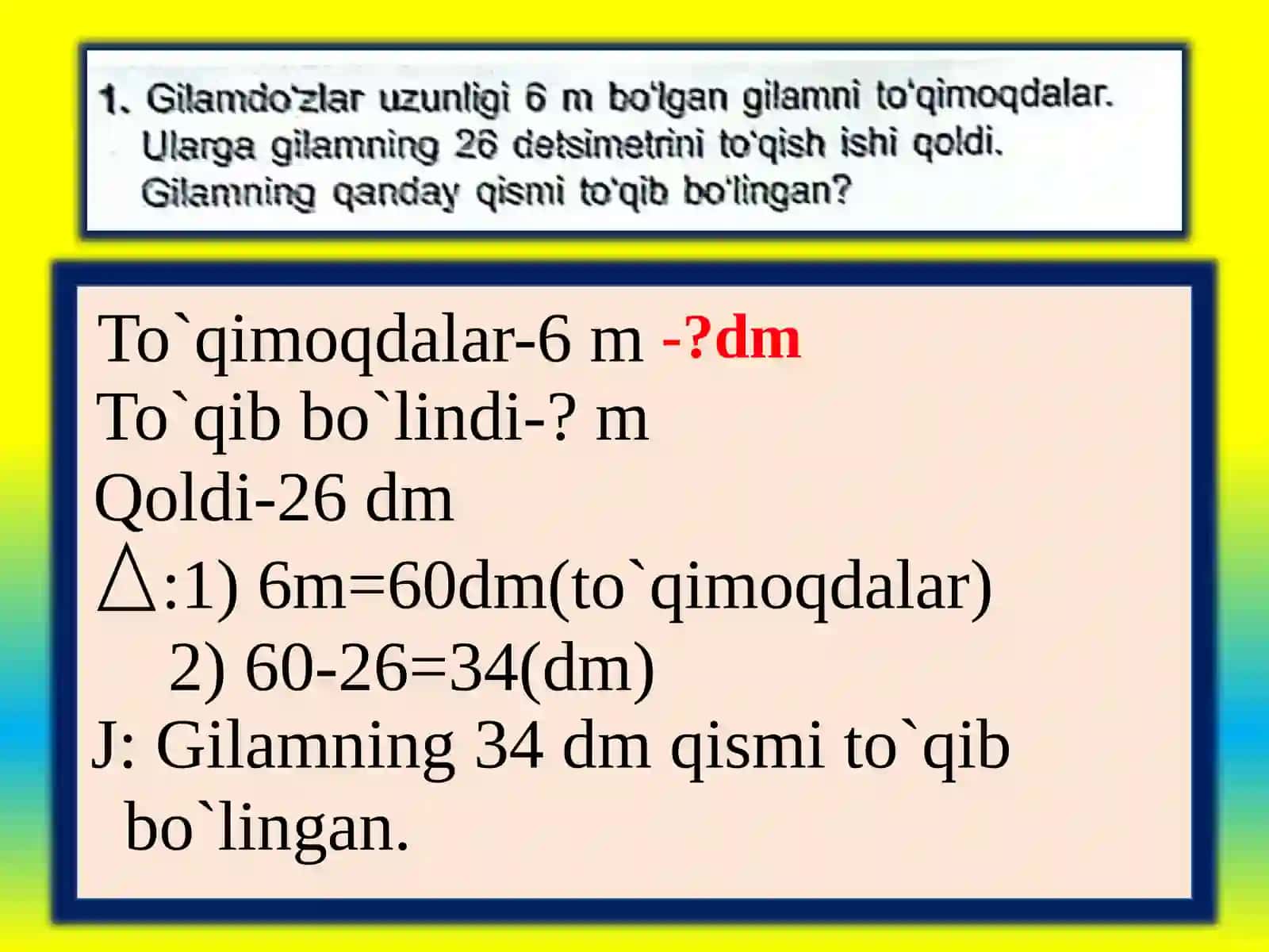 Tenglamalar 3