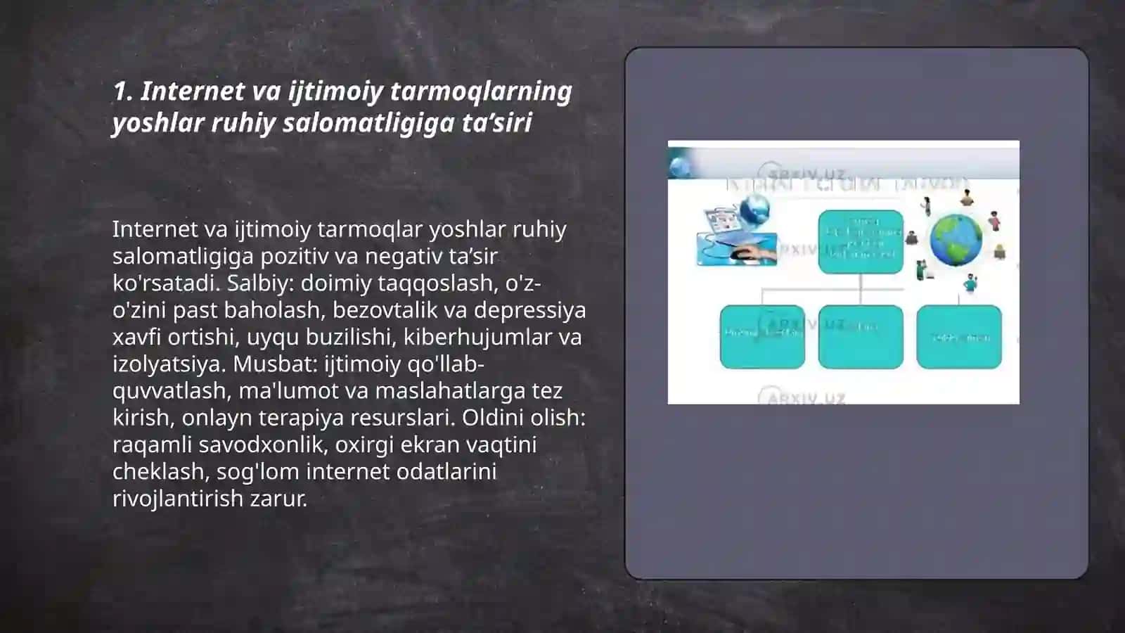 Internet va ijtimoiy tarmoqlarning yoshlar hayotiga ta’siri 3