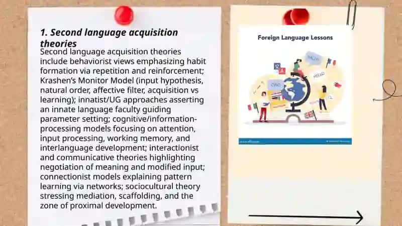 Second language acquisition theories 3