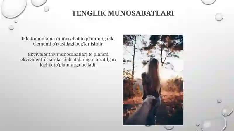Ikki tomonlama munosabatlar 3