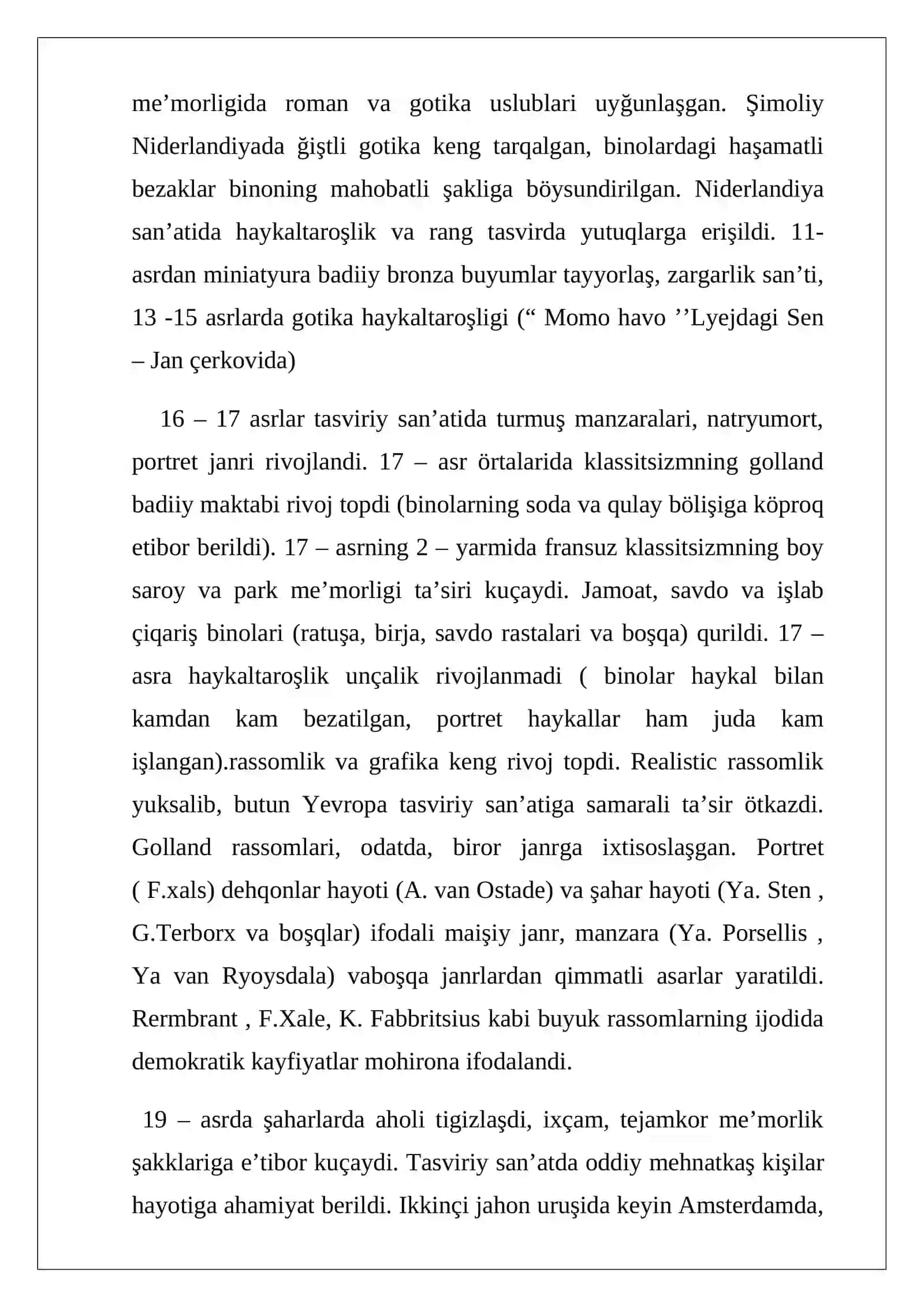 Niderlandiya san'ati 3