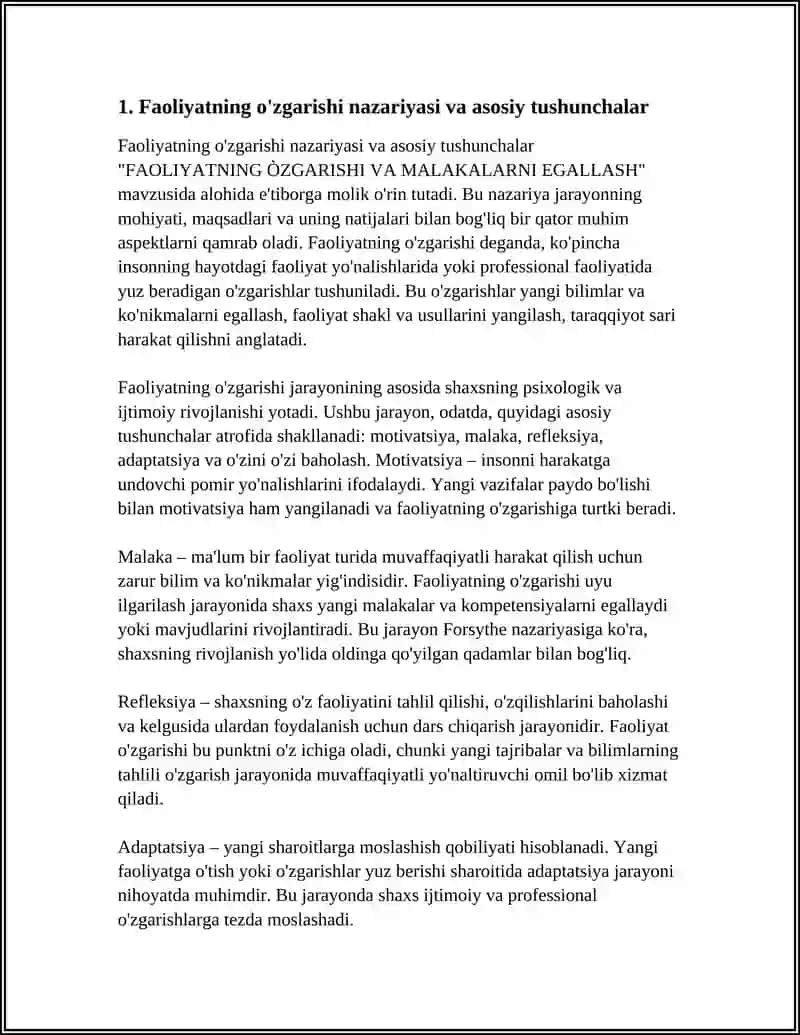 FAOLIYATNING ÒZGARISHI VA MALAKALARNI EGALLASH 3