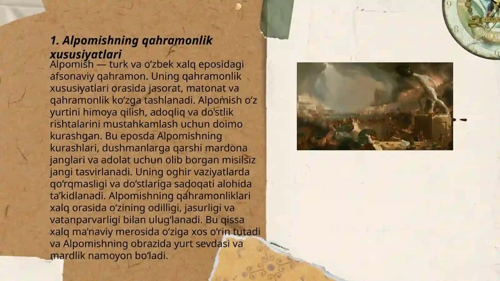 Alpomishning qahramonlik xususiyatlari 3