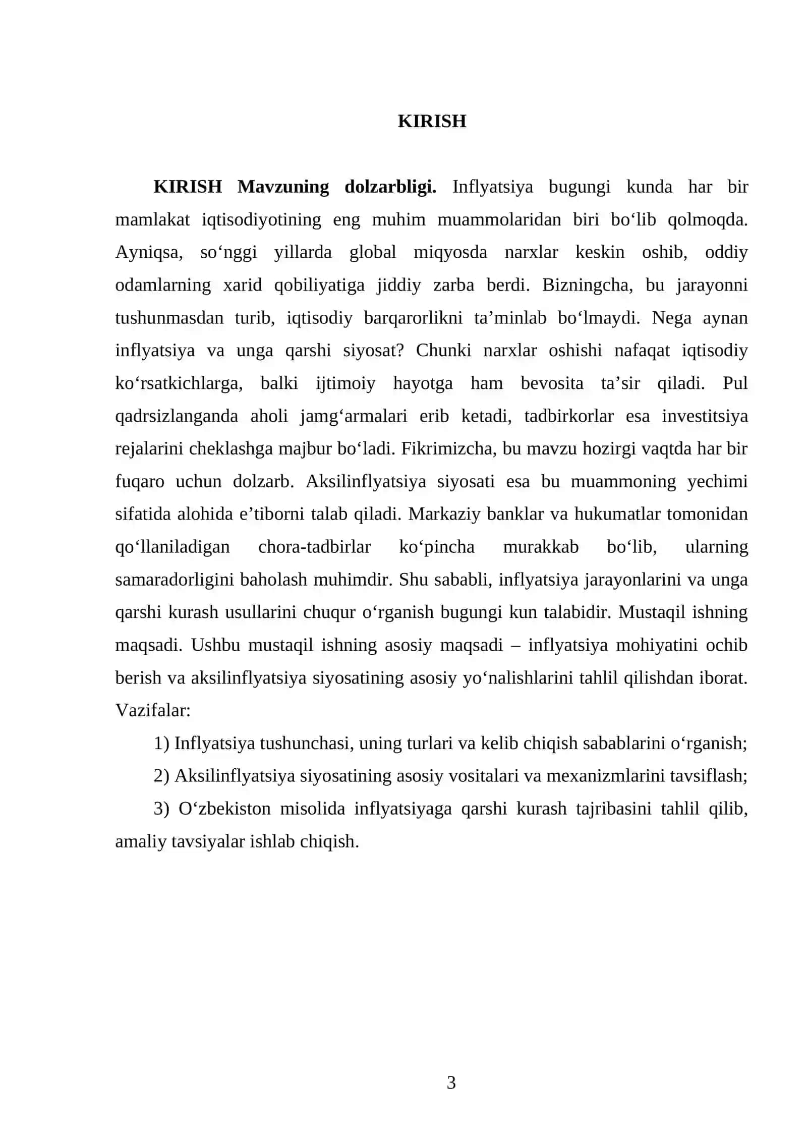 Inflyatsiya va aksilinflyatsiya siyosati 3