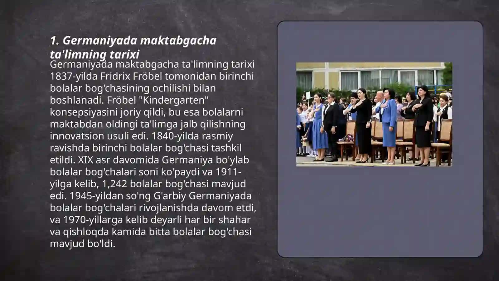 Germaniyada maktabgacha ta'limning tarixi 3