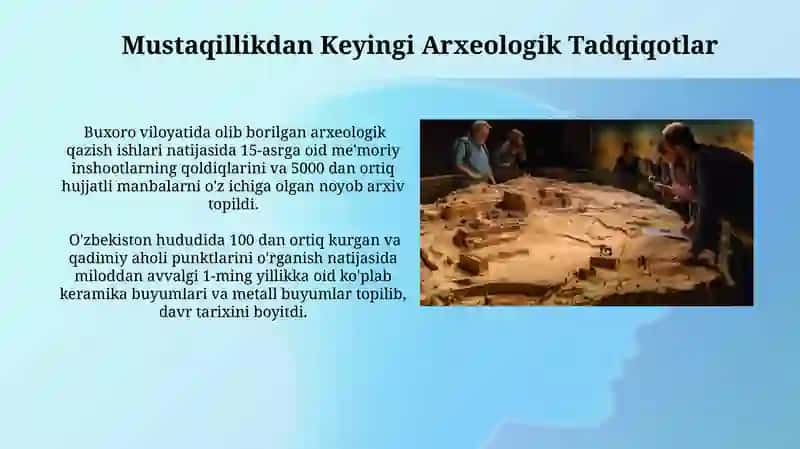 Mustaqillik Yillarida Arxeologiyaning Shakillanishi 3