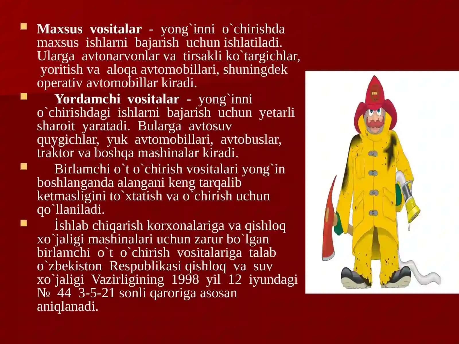 Yong’indan himoyalanishning zamonaviy texnik vositalari 3